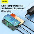 BASEUS Kabel USB 3w1 Flash Series USB-C micro USB Lightning 100W CASS030001 1.2m czarny