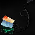 BASEUS Kabel USB 3w1 Flash Series USB-C micro USB Lightning 100W CASS030001 1.2m czarny