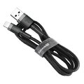 BASEUS kabel USB A do Lightning 2A Cafule CALKLF-RV1 3 m czarno złoty