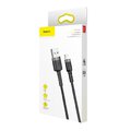 BASEUS kabel USB A do Lightning 2A Cafule CALKLF-RV1 3 m czarno złoty