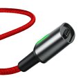 Baseus kabel Zinc magnetic USB - microUSB 2,0 m 1,5A czerwony