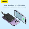 Baseus power bank magnetyczny Mini 20W 10000mAh czarny