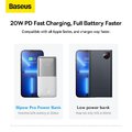BASEUS powerbank 10 000 mAh + kabel USB A do Typ C PD QC3.0 3A 20W PPBD040202 biay