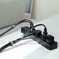 BASEUS samoprzylepny organizer do kabli owijka kabla na rzep 1 metry czarny ACMGT-E01