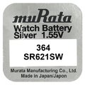 Bateria srebrowa mini Murata 364 / SR621SW / SR60
