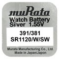 bateria srebrowa mini Murata 381 / 391 / SR1120SW / SR1120W / SR55