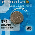 Bateria srebrowa mini Renata 371 / 370 / SR 920 SW / G6