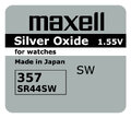 bateria srebrowa mini Maxell 357 / 303 / SR 44 SW / G13