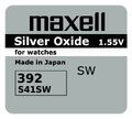 bateria srebrowa mini Maxell 384 / 392 / SR 41 SW / SR 736 SW / G3