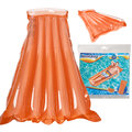 BESTWAY 44013 Materac dmuchany do pływania plażowy do basenu  pomarańczowy