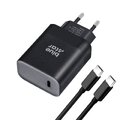 BLUE STAR adowarka sieciowa Typ C + kabel Typ C do Typ C PD QC4.0 3A 45W TFB-TC-45WPD czarna