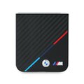 BMW nakładka do Samsung Galaxy Z Flip6 BMW000842 czarna Hardcase Carbon Tricolor