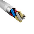 Devia adapter przejściówka EC609 USB-C - USB-C (port) + USB-C (port) biały