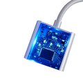 Devia adapter przejściówka EC610 USB-C - USB-C (port) + jack 3,5mm (port) biały