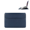 Devia etui pokrowiec do laptopa / MacBooka Ultra-Thin z funkcją podstawki 13,3'' wodoodporna sztuczna skóra niebieski