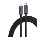 Devia kabel Extreme PD USB-C - USB-C 4.0 1,0 m 240W czarny 8K 60Hz