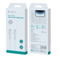 Devia kabel Kintone EC151 USB-C - USB-C 1,0 m 3A biały