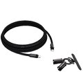 Devia kabel uniwersalna smycz 2w1 PD USB-C - USB-C 1,2 m 60W czarny