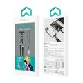 Devia kabel uniwersalna smycz 2w1 PD USB-C - USB-C 1,2 m 60W czarny