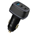 Devia ładowarka samochodowa Extreme 115W 2x USB-C 1x USB czarna