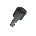 Devia ładowarka samochodowa Extreme Metal PD QC 116W 1x USB 2x USB-C czarna