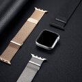 DUX DUCIS pasek MILANESE magnetyczny ze stali nierdzewnej do Apple Watch 38 / 40 / 41 mm srebrny