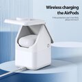 DUZZONA W20 - ładowarka indukcyjna z lampką 4w1 kompatybilna z MagSafe 15W biała