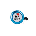 Dzwonek do roweru I love my bike niebieski