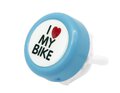 Dzwonek rowerowy I LOVE MY BIKE niebieski