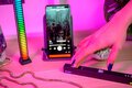 Equalizer RGB Redleaf 32LED 3d - czarny