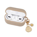 Etui do Airpods 3 karmelowe z zawieszką