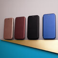 Etui Smart Diva do Motorola Moto E22 burgundowe