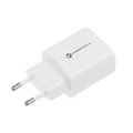 Forcell adowarka Sieciowa - 3A 30W z dwoma portami: USB typ C i USB A z adowaniem PD i QC 4.0