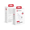 Forcell adowarka Sieciowa - 3A 30W z dwoma portami: USB typ C i USB A z adowaniem PD i QC 4.0