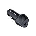 FORCELL CARBON adowarka samochodowa Typ C 3.0 PD20W CC50-1C  (Total 20W) + kabel do Apple Lightning 8-pin PD20W