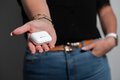 FORCELL F-AUDIO suchawki bezprzewodowe / bluetooth stereo TWS Master PRO biae
