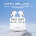 FORCELL F-AUDIO suchawki bezprzewodowe / bluetooth stereo TWS Master PRO biae