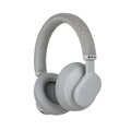 FORCELL F-AUDIO suchawki bezprzewodowe nagowne ANC Touch Beat szare