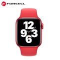 FORCELL F-DESIGN FA01 pasek do APPLE Watch 42 / 44 / 45 / 49 mm czerwony