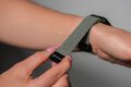 FORCELL F-DESIGN FA02 pasek magnetyczny nylonowy do APPLE Watch 38 / 40 / 41 mm oliwkowy
