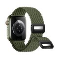 FORCELL F-DESIGN FA02 pasek magnetyczny nylonowy do APPLE Watch 42 / 44 / 45 / 49 mm ciemny oliwkowy
