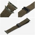 FORCELL F-DESIGN FA02 pasek magnetyczny nylonowy do APPLE Watch 42 / 44 / 45 / 49 mm ciemny oliwkowy
