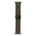 FORCELL F-DESIGN FA02 pasek magnetyczny nylonowy do APPLE Watch 42 / 44 / 45 / 49 mm ciemny oliwkowy