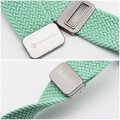 FORCELL F-DESIGN FA02 pasek magnetyczny nylonowy do APPLE Watch 42 / 44 / 45 / 49 mm pistacjowy