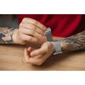FORCELL F-DESIGN FA03 pasek do APPLE Watch 42 / 44 / 45 / 49 mm srebrny