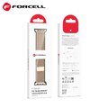 FORCELL F-DESIGN FA03 pasek / opaska do Apple Watch 42/44/45/49mm zota