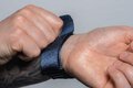 FORCELL F-DESIGN FA05 pasek nylonowy do APPLE Watch 38 / 40 / 41 mm niebieski