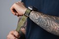 FORCELL F-DESIGN FA05 pasek nylonowy do APPLE Watch 38 / 40 / 41 mm zielony