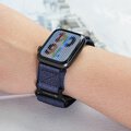 FORCELL F-DESIGN FA05 pasek nylonowy do APPLE Watch 42 / 44 / 45 / 49 mm niebieski