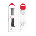 FORCELL F-DESIGN FA10 pasek do APPLE Watch 42 / 44 / 45 / 49 mm czarny